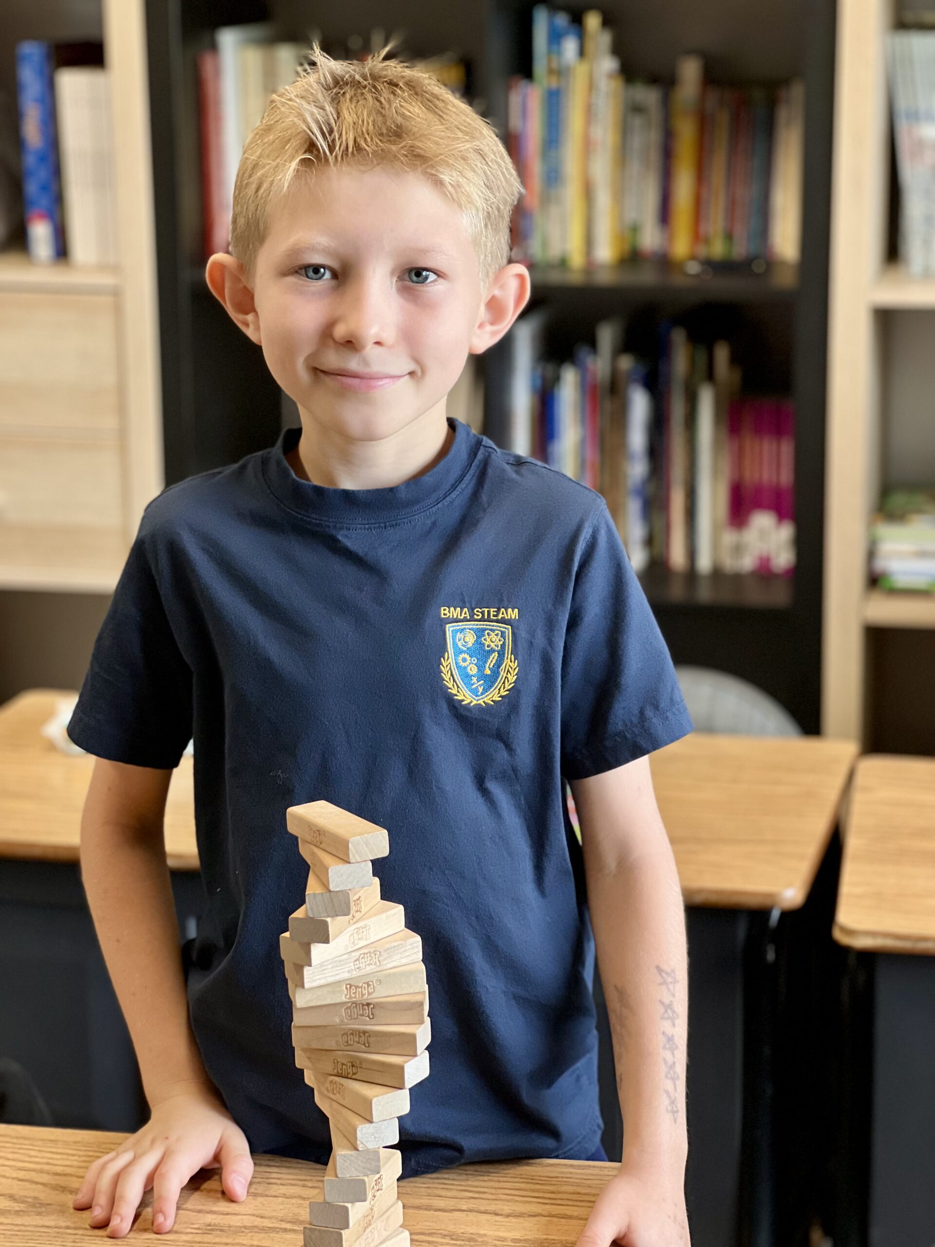 Middle School student at Blooming Minds STEAM Academy