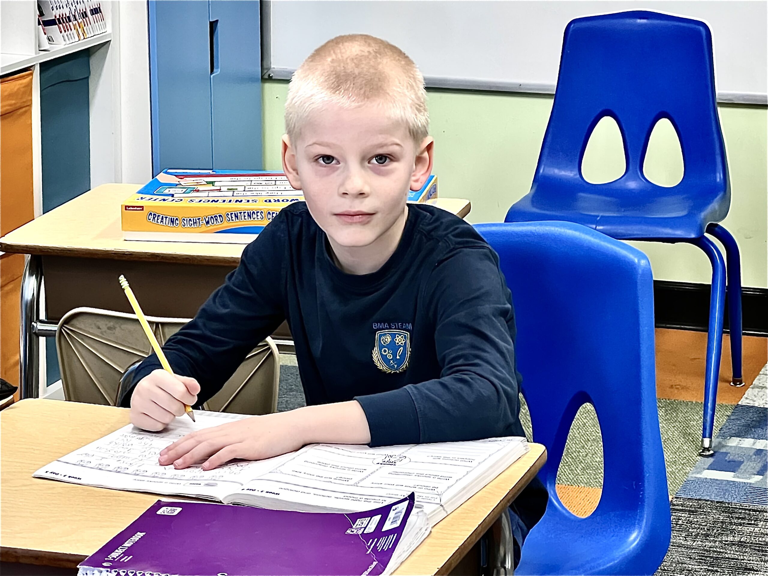 Blooming Minds student writing