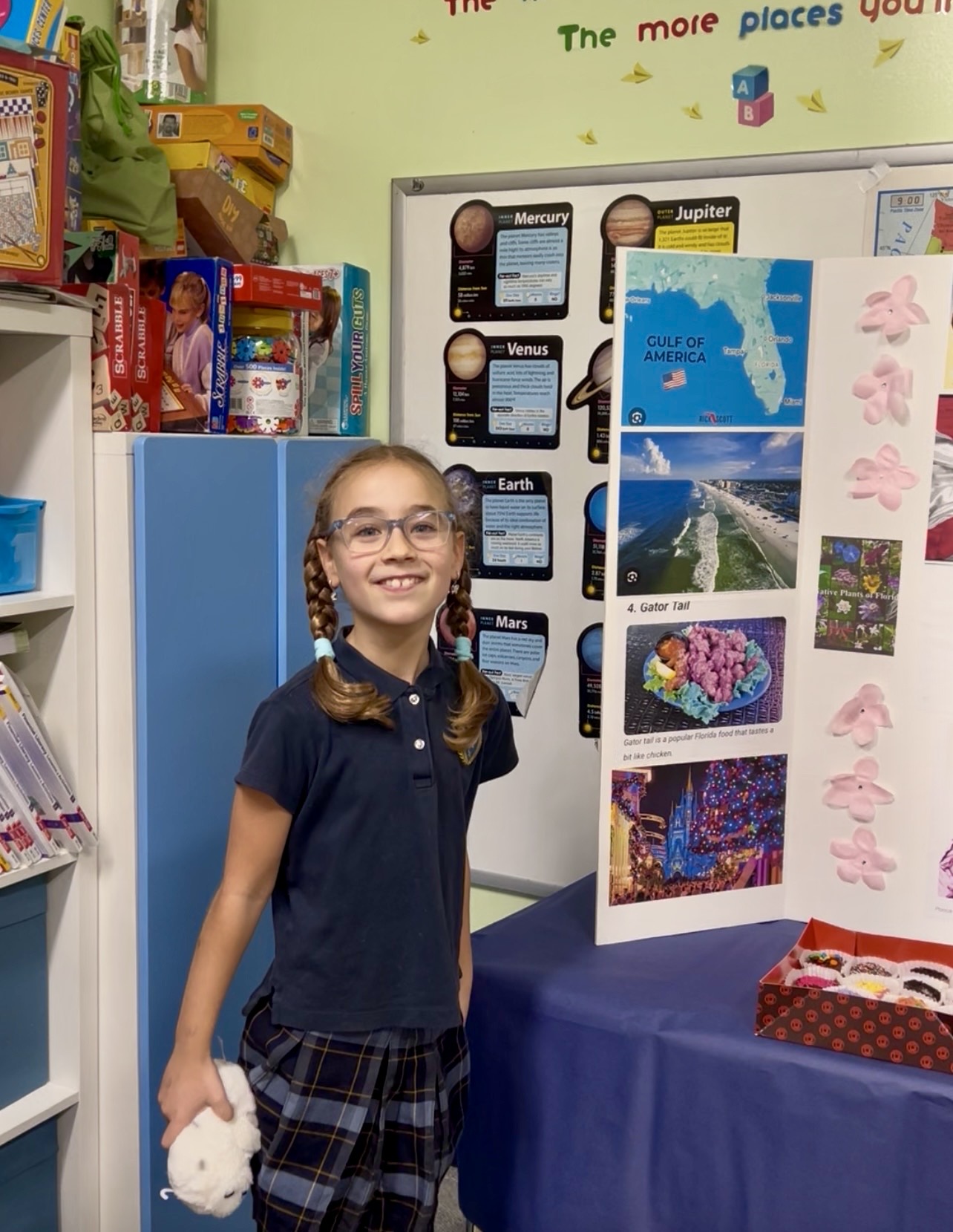 Student presentations at Blooming Minds