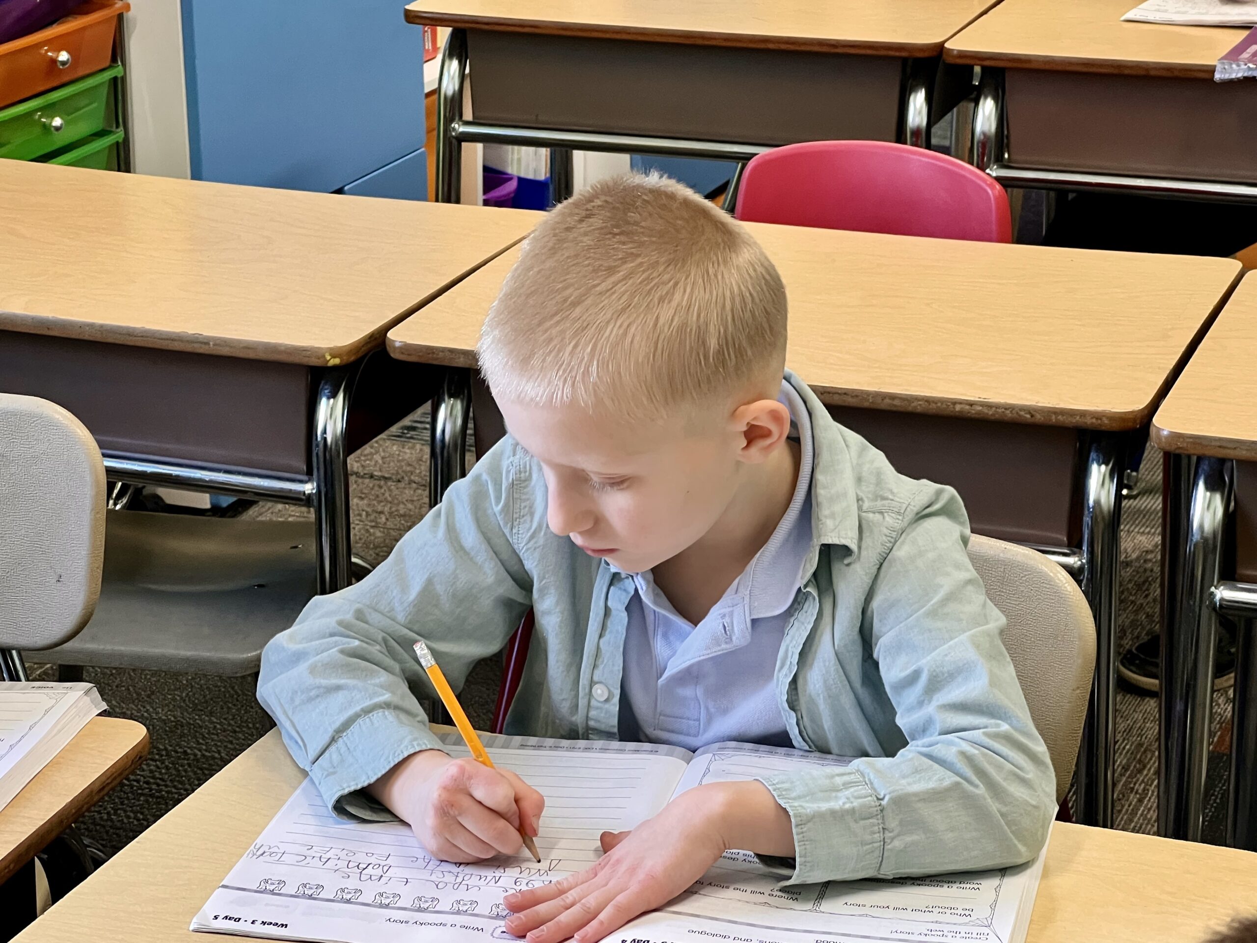 Writing workshops at Blooming Minds
