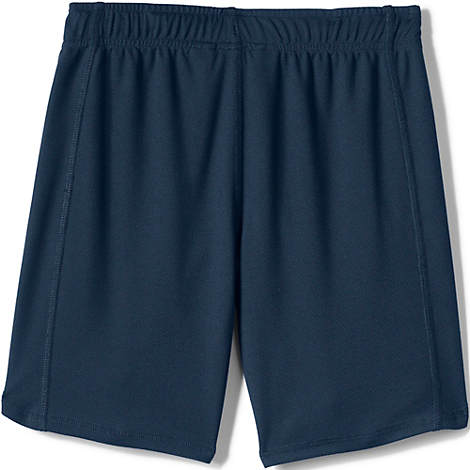 Navy blue gym shorts for physical education